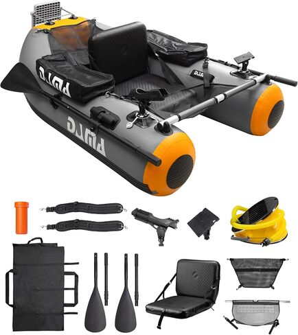 DAMA Triple Chamber SUP لوح مجداف قابل للنفخ مقاس 10'8"*47"، ألواح مجداف عريضة جدًا للبالغين، لوح مجداف لصيد الأسماك مع 3 زعانف قابلة للإزالة، 2 حامل قضيب صيد، مجداف كاياك، حقيبة محمولة in Kuwait
