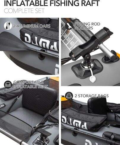 DAMA Triple Chamber SUP لوح مجداف قابل للنفخ مقاس 10'8"*47"، ألواح مجداف عريضة جدًا للبالغين، لوح مجداف لصيد الأسماك مع 3 زعانف قابلة للإزالة، 2 حامل قضيب صيد، مجداف كاياك، حقيبة محمولة in Kuwait