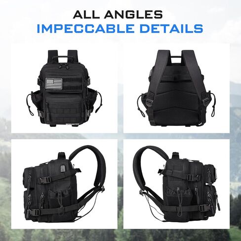 Boomistry 15L Mini Tactical Backpack for Men & Women Molle Daily in Saudi Arabia