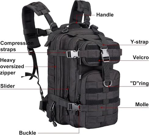 Small Military Tactical Backpack Army Assault Rucksack GYM Hiking Bug Out Bag in Saudi Arabia