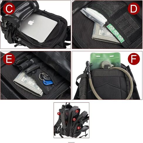 Small Military Tactical Backpack Army Assault Rucksack GYM Hiking Bug Out Bag in Saudi Arabia