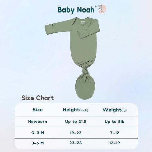 ثوب نوم حديث الولادة معقود فائق النعومة من قطعتين للفتيات الصغيرات والأولاد - ملابس المستشفى القادمة إلى المنزل مع قبعة وفيونكة ومشبك ومريلة لعاب in Kuwait