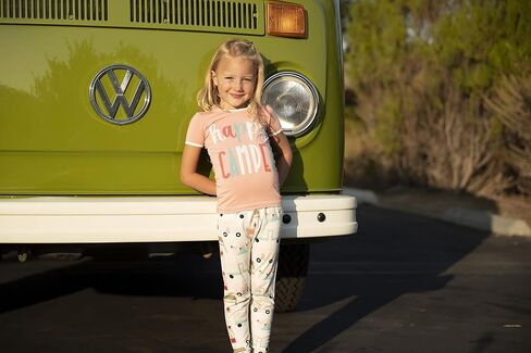 KicKee Pants Graphic Tee Short Sleeve Pajama Set, Baby to Kid, Super Soft Bamboo Viscose Fitted Pajamas in Saudi Arabia