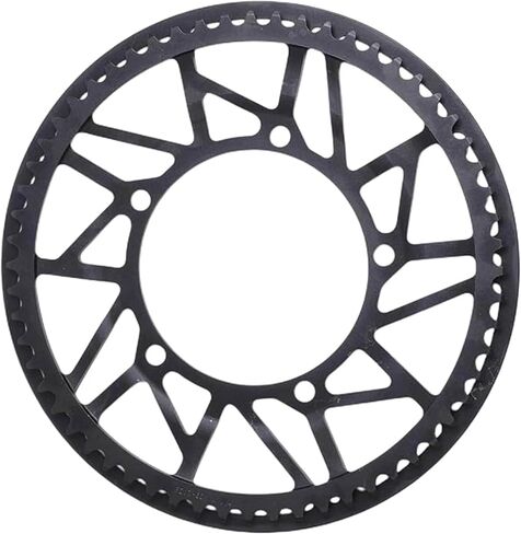 PROWHEEL Universal Bike Chainring,52T/54T/56T/58T/60T BCD 130mm CNC Laser Engraving Bike Chainring with Chain Guard for 6 to 12 Speed MTB,EBike,Road Bike,City Bike,Folding Bike,Cargo in Saudi Arabia