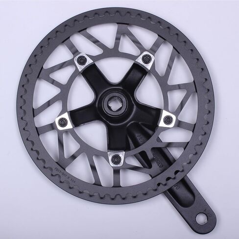 PROWHEEL Universal Bike Chainring,52T/54T/56T/58T/60T BCD 130mm CNC Laser Engraving Bike Chainring with Chain Guard for 6 to 12 Speed MTB,EBike,Road Bike,City Bike,Folding Bike,Cargo in Saudi Arabia