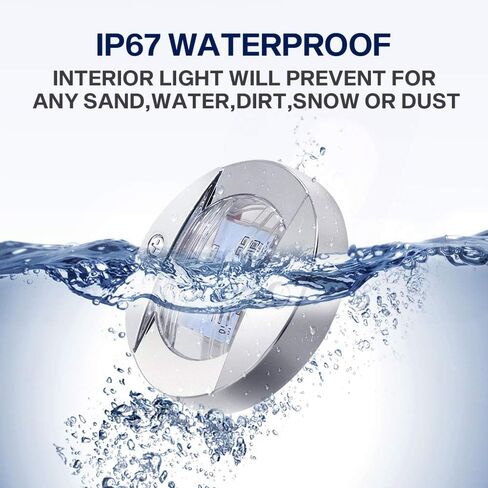 ضوء القارب Obcursco LED، ضوء داخلي للقارب LED 12 فولت لسطح القارب، ضوء LED للتركيب على القارب، ضوء LED للقارب. مثالية للصيد ليلاً (4 قطع، أخضر) in Kuwait