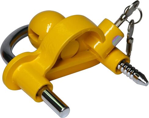 قفل مقرنة عالمي، قفل أمان عالمي لوصلة المقطورة، أمان تخزين قابل للتعديل، فولاذ عالي التحمل يناسب 1-⅞ بوصة، 2 بوصة، و2-5/16 بوصة يستبدل #72783 in Kuwait