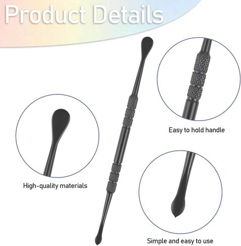 8 Pcs Wax Tool Wax Carving Tool 4.6 Inch Wax Carving Kit Wax Carving Engraving Spoon Set Double-Headed Stainless Steel Tool Kit Wax Molding Sculpting for Wax Making in Saudi Arabia