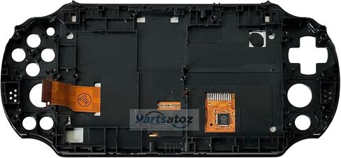 أسود شاشة الكريستال السائل لوحة شاشة لمس محول الأرقام الجمعية مع استبدال الإطار للبلاي ستيشن PS Vita PSV 2000 2001 PCH-2000 in Kuwait