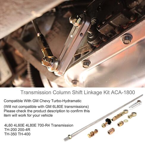 ACA-1800 طقم ربط تحويل العمود القابل للتعديل متوافق مع Chevy GM TH-200 200-4R TH-350 TH-400 4L60 4L60E 4L80E 700-R4 in Saudi Arabia