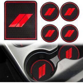 Auovo Anti dust Mats for Journey Accessories 2021 2020 2019 2018 2011-2020 Custom Fit Center Console and Cup Holder Liners Mats(Red) in Saudi Arabia