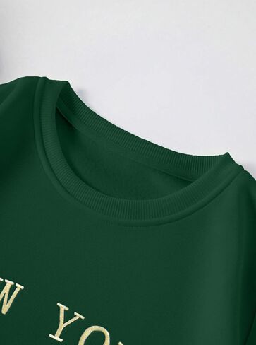 Hilinker Women's Loose Casual Long Sleeve Pullover Tops Graphic Crewneck Sweatshirts in Saudi Arabia
