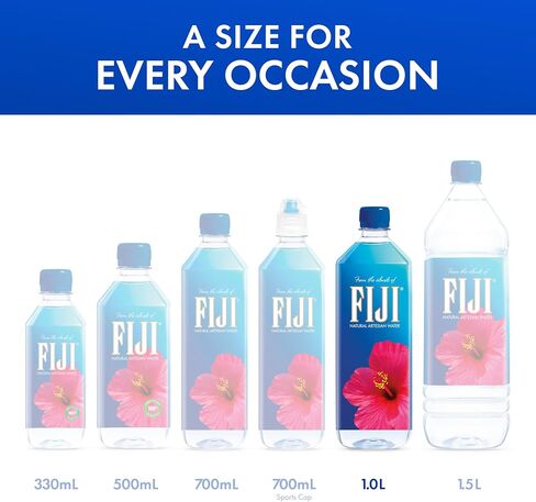 Fiji Natural Artesian Water 1 Liter / 33.8 Fl Oonce (حزمة 6) in Saudi Arabia