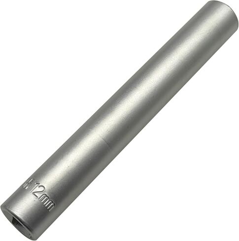 12pcs Extra Deep Socket Set Metric 12 Point 3/8" and 1/2" Drive Extra Long Socket 8mm 10mm 12mm 13mm 14mm 15mm 16mm 17mm 18mm 19mm With 1/2" 3/8" Adapter in Saudi Arabia