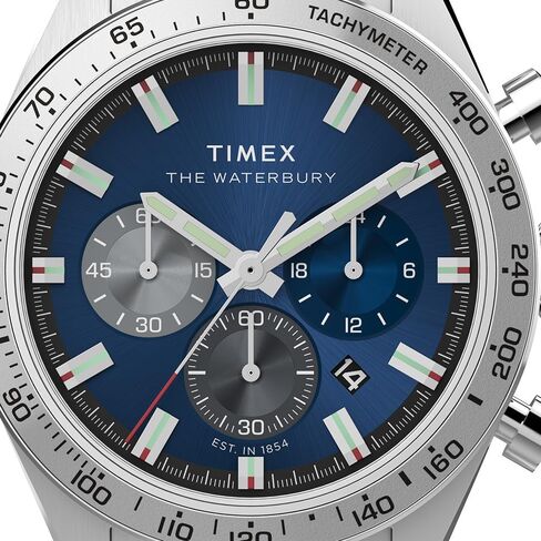 Timex Waterbury chronograph التقليدية مع Tachymeter 41mm Watch Tw2Y18500VQ in Saudi Arabia