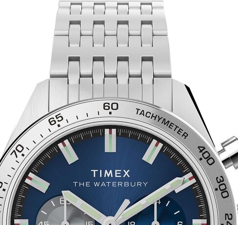 Timex Waterbury chronograph التقليدية مع Tachymeter 41mm Watch Tw2Y18500VQ in Saudi Arabia
