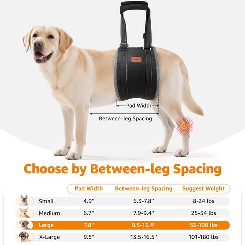 LOOBANI Adjustable Dog Sling for Large Dogs Hind Leg Support ACL Recovery in Saudi Arabia