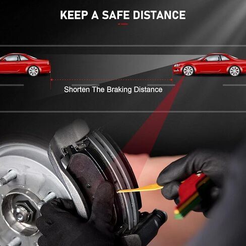 cciyu D1649 & D1415 Front & Rear Ceramic Disc Brake Pads Kit For INFINITI JX35 2013,For INFINITI QX60 2014-2019,For Nissan Murano 2015-2019,For Nissan Pathfinder 2013-2019 in Kuwait