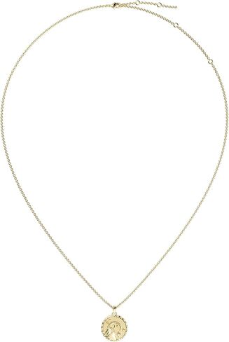 PASCAL 18K Gold Zodiac Necklace – Lab-Grown Diamond Astrology Pendant with Adjustable Chain, 12 Horoscope Signs Jewelry Gift for Women in Saudi Arabia