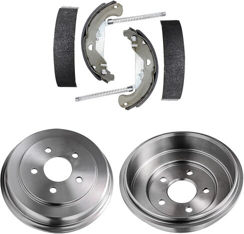 Detroit Axle - Rear Brake Kit for 2005-2007 Chevrolet Malibu, Brake Drums and Brake Shoes 2006 Replacement Brakes in Saudi Arabia