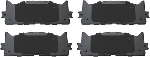 استبدال مجموعة فرامل Autoshack للفرامل لعام 2007-2011 Toyota Camry 2008-2011 Avalon 2007-2010 Lexus ES350 FWD الأمامي الخلفي المحفور والقطن المغطى بالقرص الإلكترونية وسادات السيراميك SCD1212PR41435 in Saudi Arabia