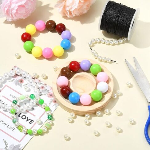 DanLingJewelry 5Pcs Flower Shape Bead Board Wooden Bracelet Design Board Beading Jewelry Organizer Tray Mats for Bracelets Jewelry Making in Saudi Arabia