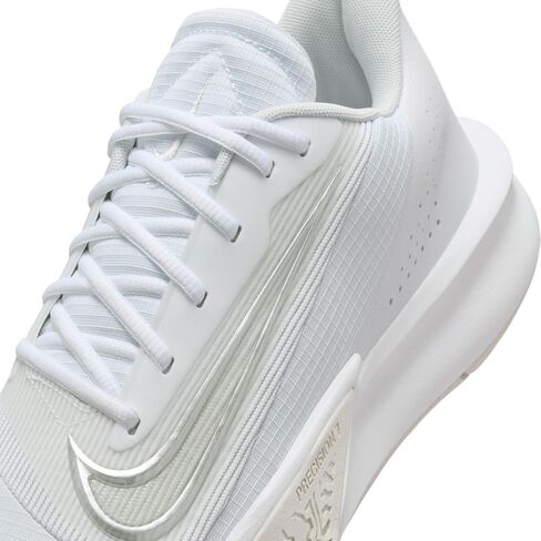 Nike Precision 7 أحذية كرة السلة للرجال (FN4322-100 ، أبيض/فوتون غبار/دخان رمادي) الحجم 8.5 in Saudi Arabia