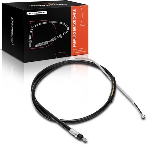 A-Premium Rear Driver Side Parking Brake Cable Assembly Compatible with BMW Models: X3 2004 2005 2006 2007 2008 2009 2010, Replace# 34403400795 in Saudi Arabia