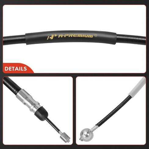 A-Premium Rear Driver Side Parking Brake Cable Assembly Compatible with BMW Models: X3 2004 2005 2006 2007 2008 2009 2010, Replace# 34403400795 in Saudi Arabia