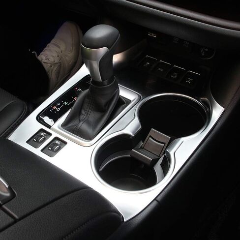 Senzeal ABS Center Cust Cop Cover Cover Trim لتويوتا هايلاندر 2014 2015 2015 2017 2018 (التكوين الأوسط) in Saudi Arabia