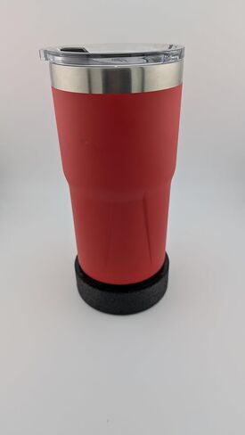 Tumbler Cup Mount, Black Base Holder with Carabiner, Compatible with Milwaukee Packout Travel Mug. Hiking, Work or Travel (2) in Saudi Arabia
