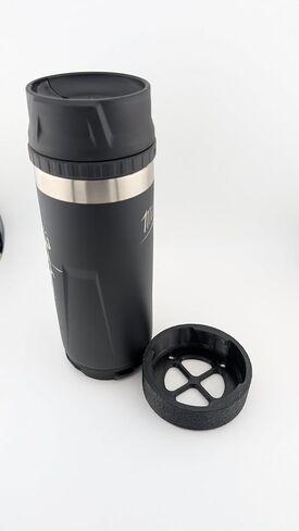 Tumbler Cup Mount, Black Base Holder with Carabiner, Compatible with Milwaukee Packout Travel Mug. Hiking, Work or Travel (2) in Saudi Arabia