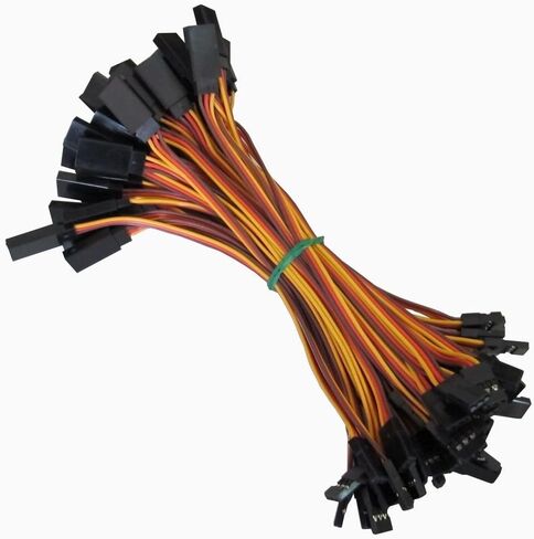 150 ملم ذكر إلى أنثى JR Plug RC Servo Extensed Cable Cable (حزمة من 10 أجزاء ، 15 سم) in Kuwait