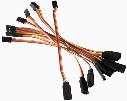 150 ملم ذكر إلى أنثى JR Plug RC Servo Extensed Cable Cable (حزمة من 10 أجزاء ، 15 سم) in Kuwait