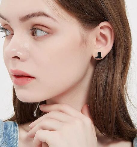 Minimalist Western Cowgirl Boots Stud Earrings for Women Teen Girls Stainless Steel Cowboy Boot Fancy Dress Custome Studs Earring Fashion Jewelry Gifts in Saudi Arabia