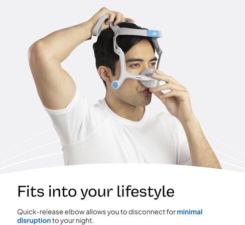 ResMed AirTouch N20 - Premium CPAP Accessories, Including Nasal Cushion, Elbow & Frame System - Headgear Not Included - Large in Kuwait