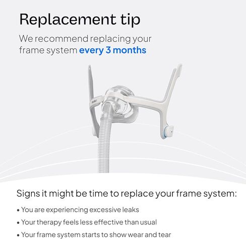 ResMed AirTouch N20 - Premium CPAP Accessories, Including Nasal Cushion, Elbow & Frame System - Headgear Not Included - Large in Kuwait