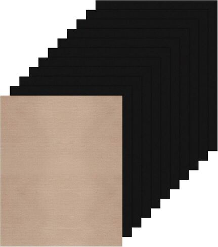 JANDJPACKAGING Heat Transfer Vinyl - 25Pcs HTV Vinyl with Vibrant Colors, Easy to Cut & Weed & Transfer Iron on Vinyl for T-Shirts, 12 x 10in HTV for Heat Press Machine in Saudi Arabia