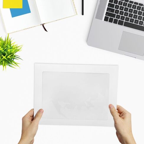 LUXPaper 9 x 12 Full Face Window Envelopes | Bright White | 28lb. Text | 500 Qty in Saudi Arabia