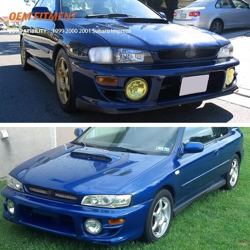 ADIIL 2PCS Amber Lens LED Front Bumper Signal Side Marker Light Housing Kit For 1999-2001 Subaru Impreza Side Marker Corner Parking Turn Signal Light Accessories in Saudi Arabia