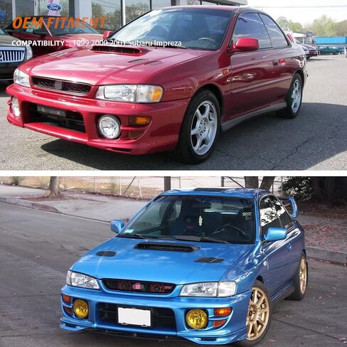 ADIIL 2PCS Amber Lens LED Front Bumper Signal Side Marker Light Housing Kit For 1999-2001 Subaru Impreza Side Marker Corner Parking Turn Signal Light Accessories in Saudi Arabia
