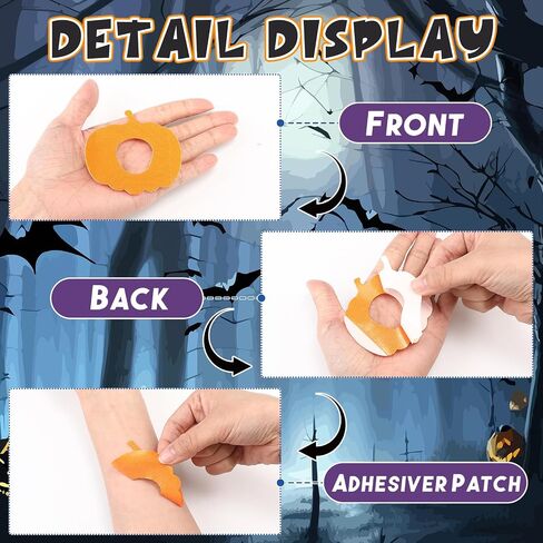 Geiserailie 28 Pack Halloween Adhesive Patches Compatible with Dexcom G7, CGM Patches, Colorful and Cute Design, Tape Stickers, Sensor Covers, Waterproof and Sweat-proof, Flexible and Breathable in Saudi Arabia