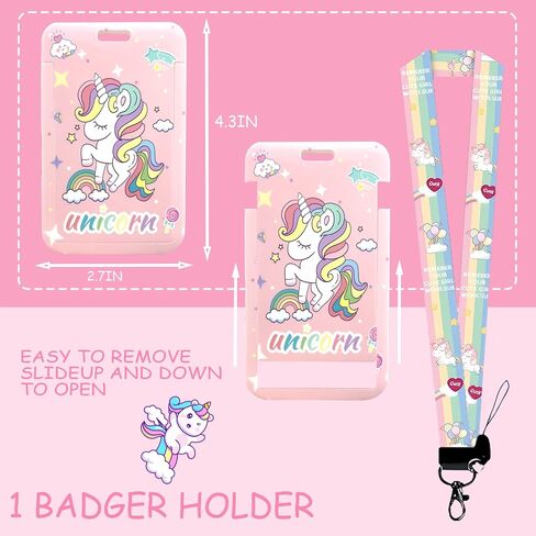 9 Pcs Cute Cartoon Ballpoint Pens Set–Kawaii Unicorn & Princess Ball Point Pen, 50 Stickers, Sticky Notes, Perfect Back-to-School Supplies Gift for Kids & Teens Easter Gift in Saudi Arabia