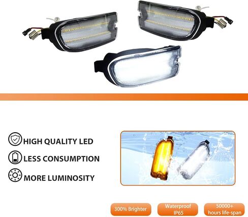 ADIIL 2PCS Amber Lens LED Front Bumper Signal Side Marker Light Housing Kit For 1999-2001 Subaru Impreza Side Marker Corner Parking Turn Signal Light Accessories in Saudi Arabia