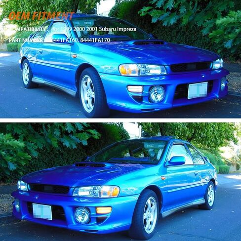ADIIL 2PCS Amber Lens LED Front Bumper Signal Side Marker Light Housing Kit For 1999-2001 Subaru Impreza Side Marker Corner Parking Turn Signal Light Accessories in Saudi Arabia