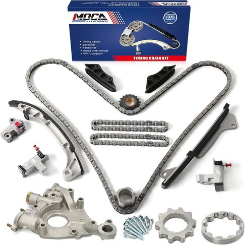 MOCA Timing Chain Kit Oil Pump Fit 07-15 for Lexus ES350 V6 3.5L & 06-15 for Lexus IS250 V6 2.5L & 08-16 for Toyota Highlander V6 3.5L & 07-16 for Toyota Sienna V6 3.5L in Saudi Arabia