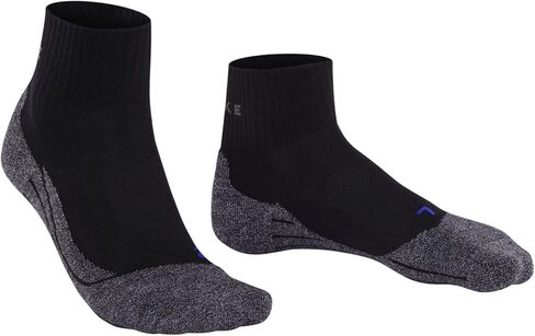 FALKE Men's TK2 Explore Sensitive Hiking Socks, Mid Calf, Medium Padding, Breathable Skin-Friendly, Merino Wool, 1 Pair in Kuwait