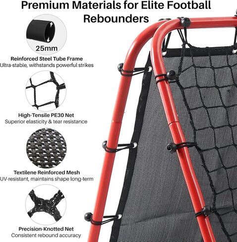 Double Sided Rebounder Net Soccer Training Equipment,Soccer Goal Kickback Target Adjustable for Kids Play Teaching Practise Equipment,Adjustable Portable Soccer Nets for Garden in Saudi Arabia