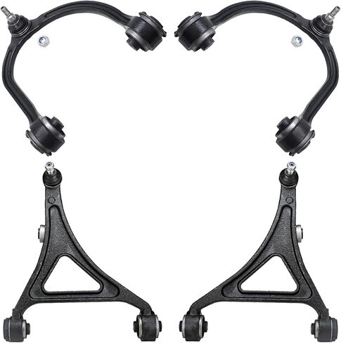 Detroit Axle-AWD AWD Front Lower & Apport Arms for 2013-2019 Dodge Charger ، 2017-2019 Challenger ، 2012-2019 Chrysler 300 ، 4 Lower and Appert Control Arms W/ball placements in Saudi Arabia