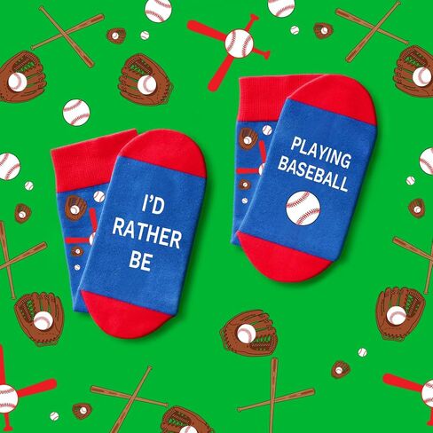 Baseball Gifts Set A-Z Letter Soccer Necklace for Men Novelty Baseball Socks&Baseball Bracelets for Baseball Lovers in Kuwait